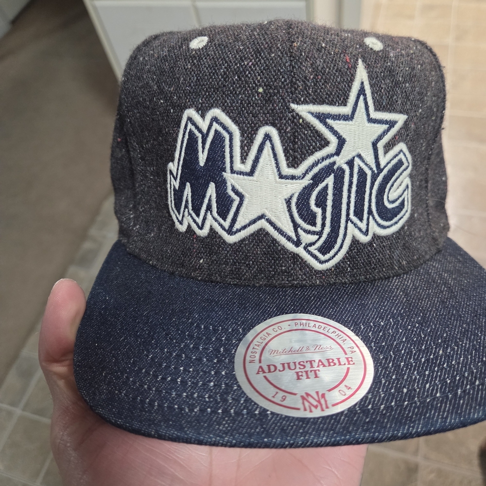 orlando magic Mitchell & Ness Blue Denim Cap